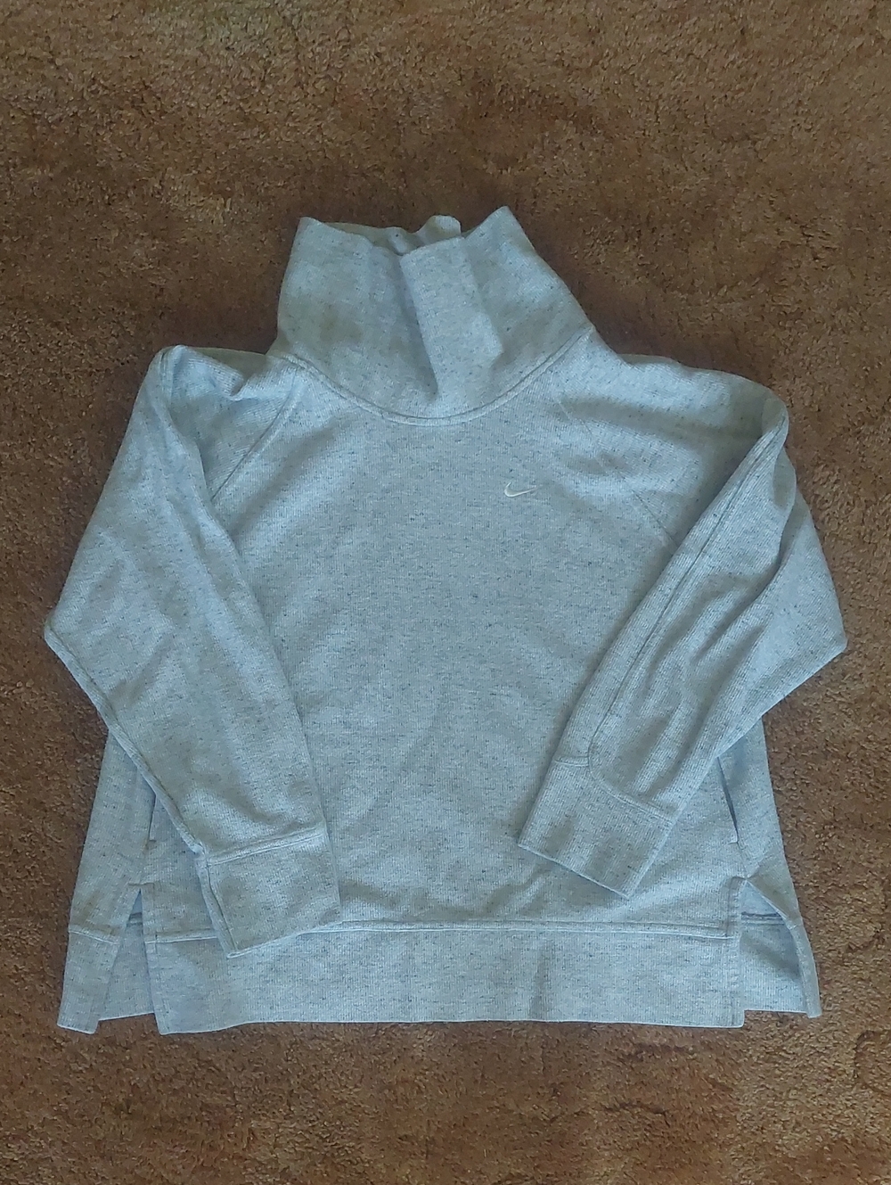 Nike Light Gray High Cowl Neck Women's Pullover